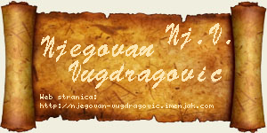 Njegovan Vugdragović vizit kartica